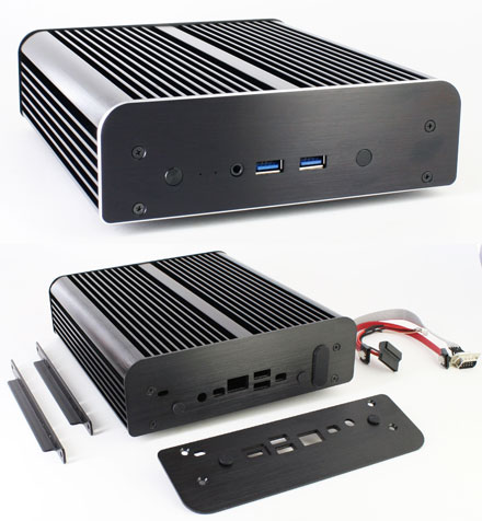 Akasa Newton S enclosure (for Intel NUC NUC5i5MYBE/NUC5i5MYHE, NUC5i3MYBE/NUC5i3MYHE) <b>[FANLESS]</b>