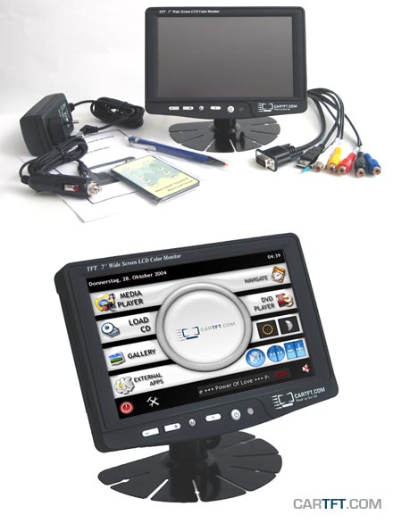 CTF700<b>-SP</b> - VGA 7" TFT - Touchscreen USB - PAL/NTSC - IR Remote - Audio <b>(500 nits) [LED-Backlight]</b> (<b>XENARC PIN-compatible</b>)