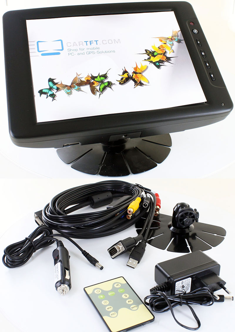 CTF840-<b>SH</b> - VGA 8.4" TFT - Touchscreen USB - Video - Audio (<b>LED, 450 nits</b>) <b>-TRANSFLEKTIV PRO-</b>